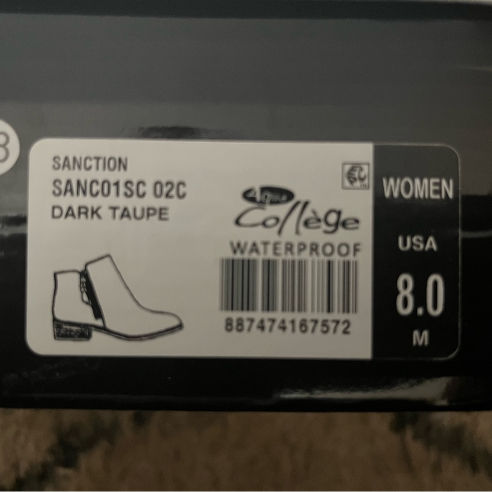 Stylish Waterproof Ankle Boots - Taupe - Picture 7 of 7